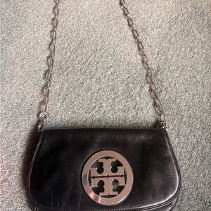 Tory Burch Black Leather Crossbody